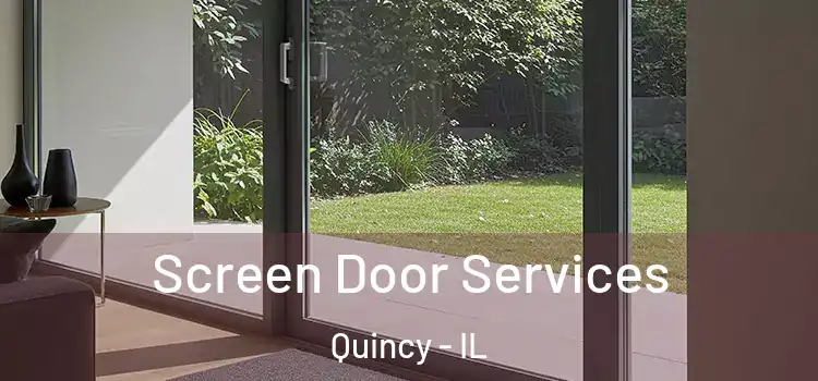 Screen Door Services Quincy - IL